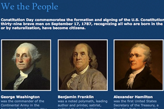 graphic with Franklin Washington and Hamilton