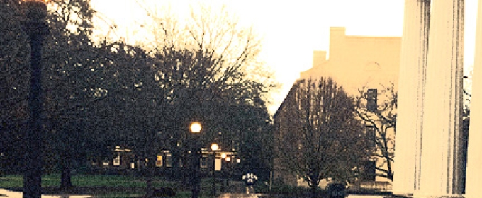 buildings and sidewalk of UGA north campus