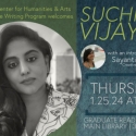 event flyer with portrait of woman
