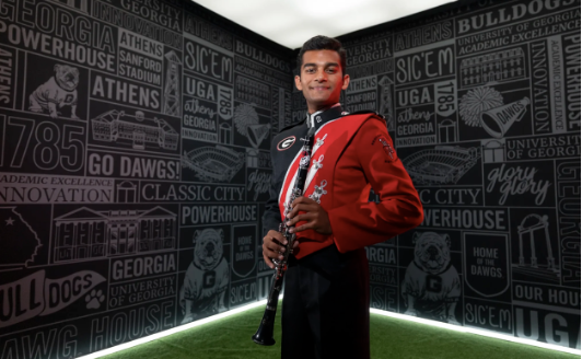 Pictured: Mahadkar in Redcoat uniform, photo credit: Andy Tucker