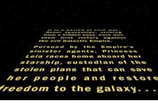 Star Wars scroll