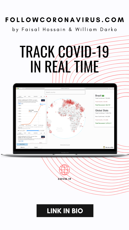 screengrab of Track COVID app