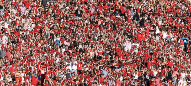 photo of crowd at sporting event