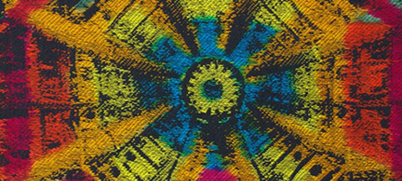 color tapestry based on CERN