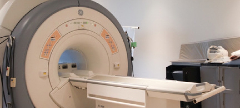 MRI machine in a lab