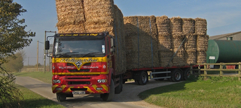 transporting miscanthus