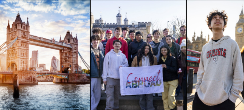 Collage of connect abroad programs