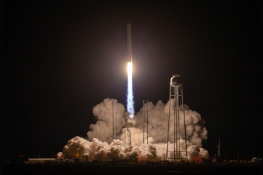Antares Rocket being launched on October 2, 2020