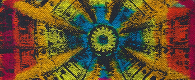 color tapestry based on CERN
