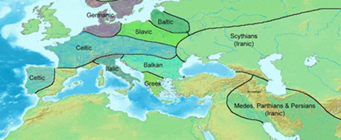 map of European migrations