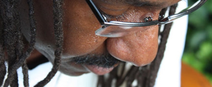 man with glasses, close up