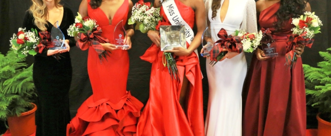 Photo of five pageant winners