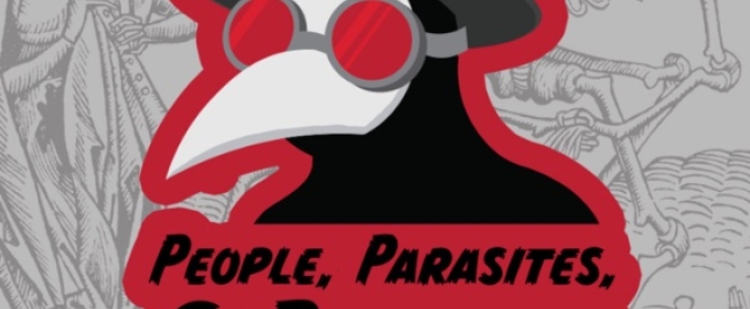 graphic with penguin image and text, with red outline
