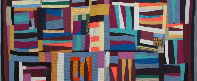 photo of a multi-colored quilt