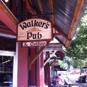 Walker's Pub wooden sign