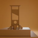 photo of guillotine model