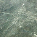 aerial photo of ancient design in the earth