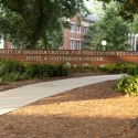 Brick sign for the Georgia Center